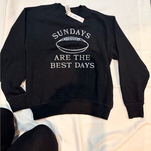 Victoria's Secret Black Crew Neck Sweater